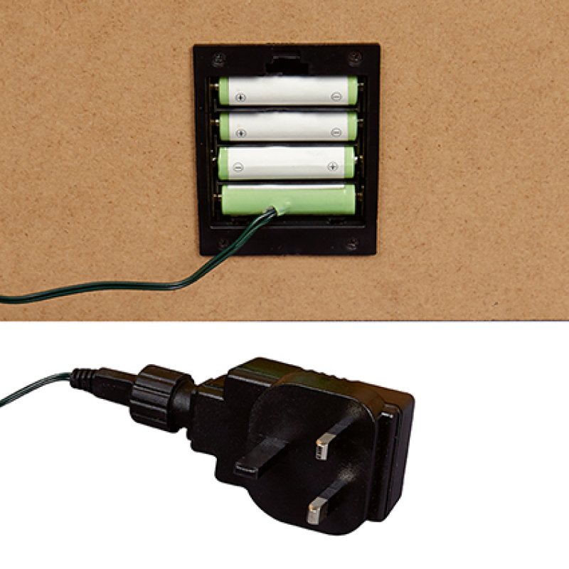 4 x AA Battery replacement adapter