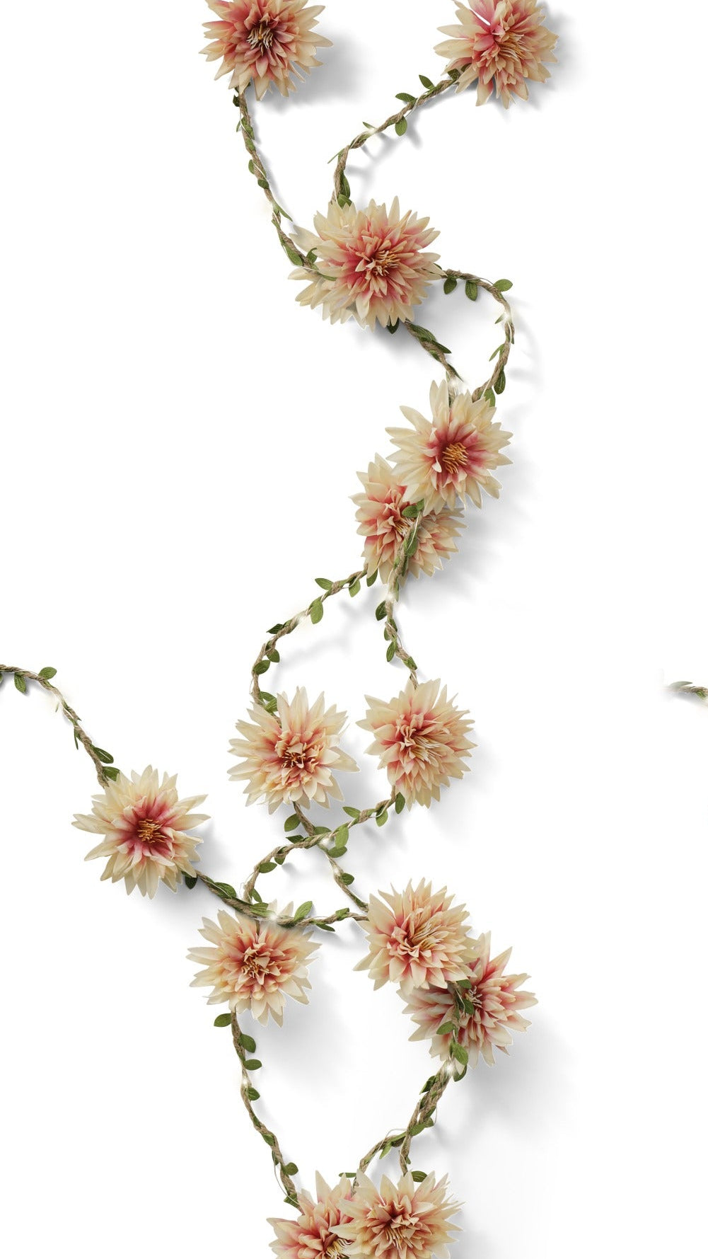 Micro LED floral string lights