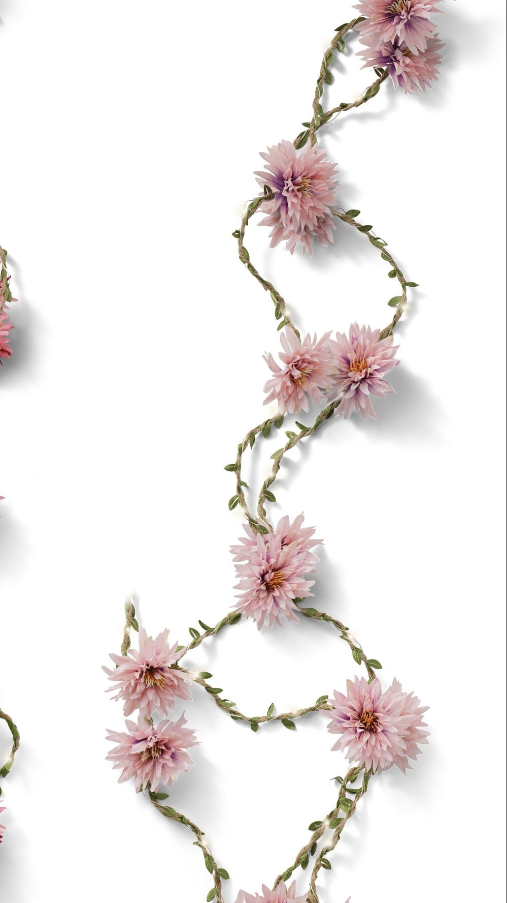 Micro LED floral string lights