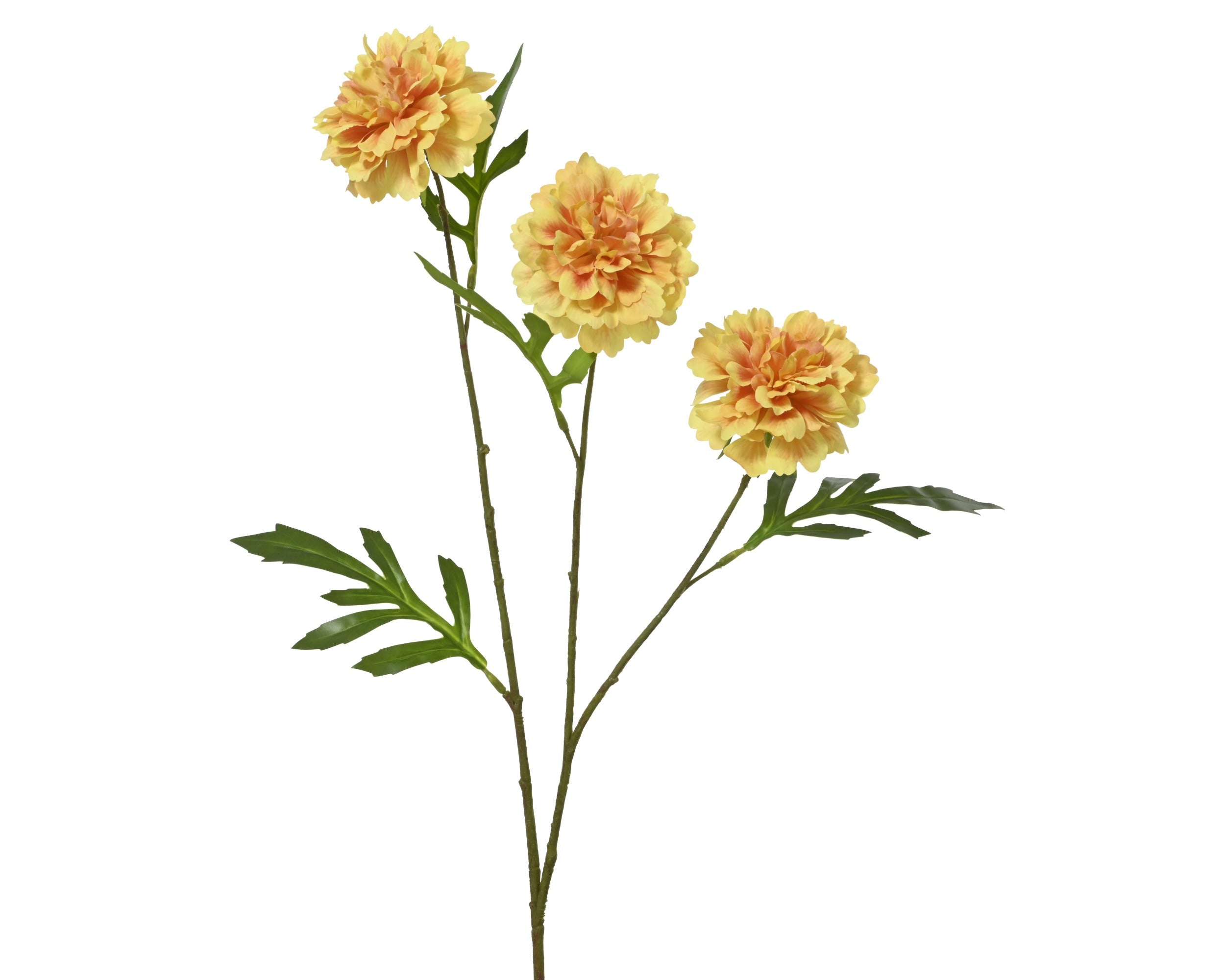 Yellow marigold spray (61cmH)