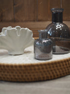 White coral porcelain planter