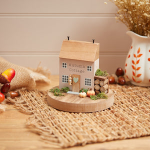 Autumn Cottage wooden house decoration