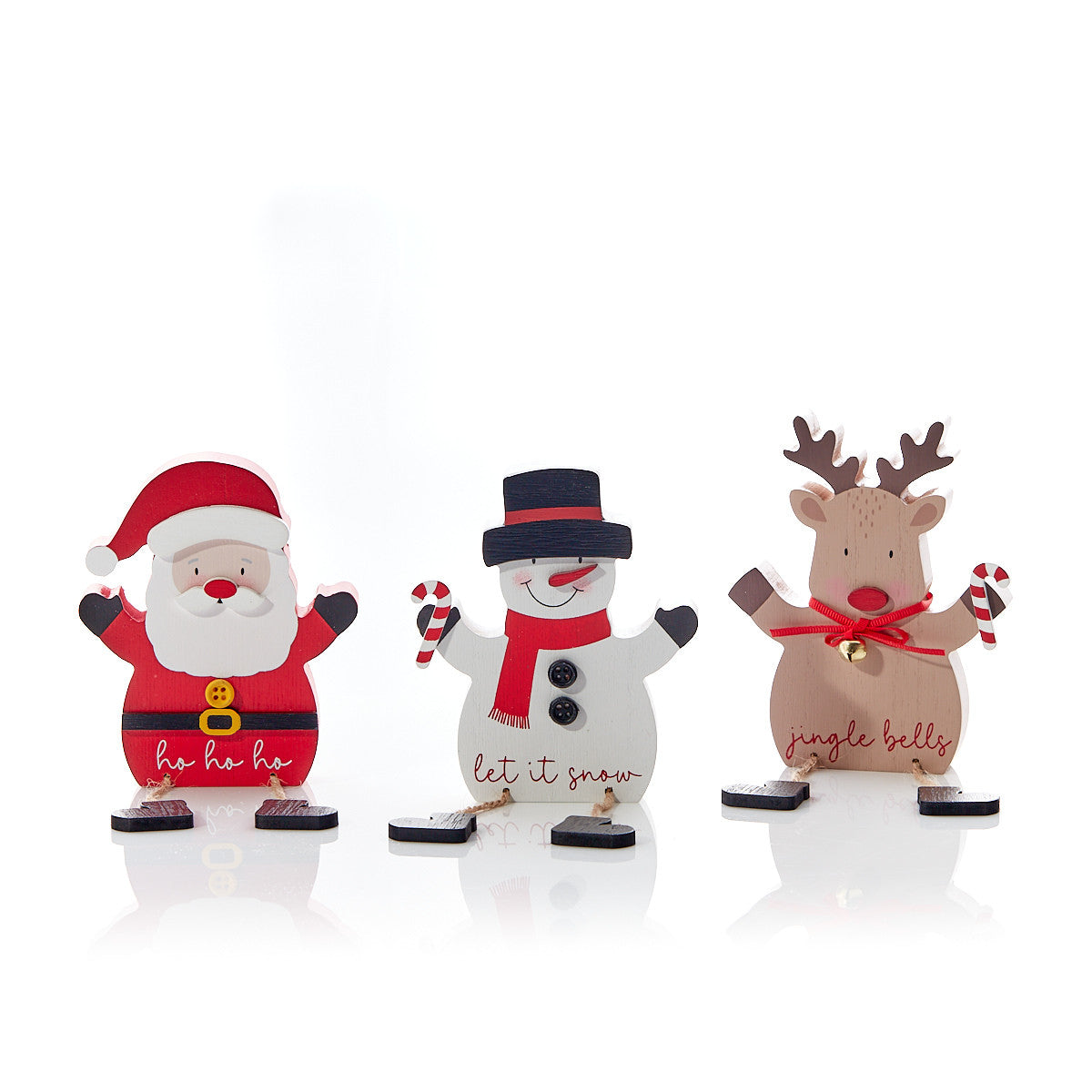 Cute Christmas sitting characters (3 styles)