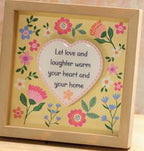 Wooden easel plaques with message