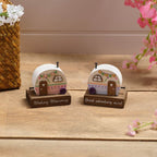 Little wooden campervan