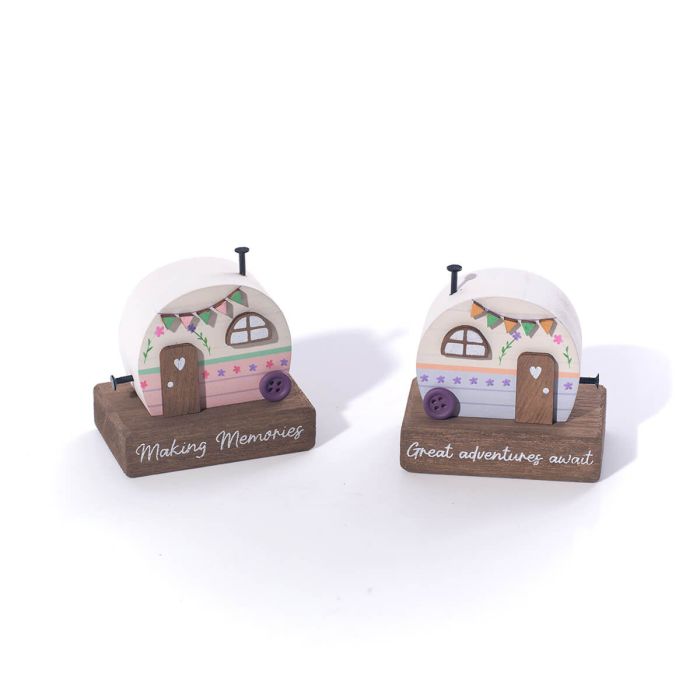 Little wooden campervan