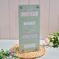 Your mind is a garden wooden plaque