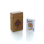 'Grandad, you're ace' playing card set in wooden box
