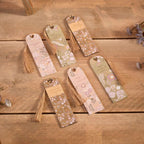 Ditsy floral wood bookmark