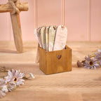 Ditsy floral wood bookmark