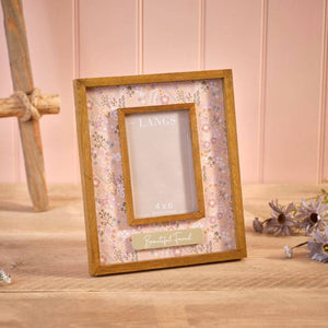 Ditsy Floral 'Beautiful Friend' 3D Wooden Photo Frame