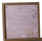 Ditsy Floral Wooden Framed Plaque 4 designs