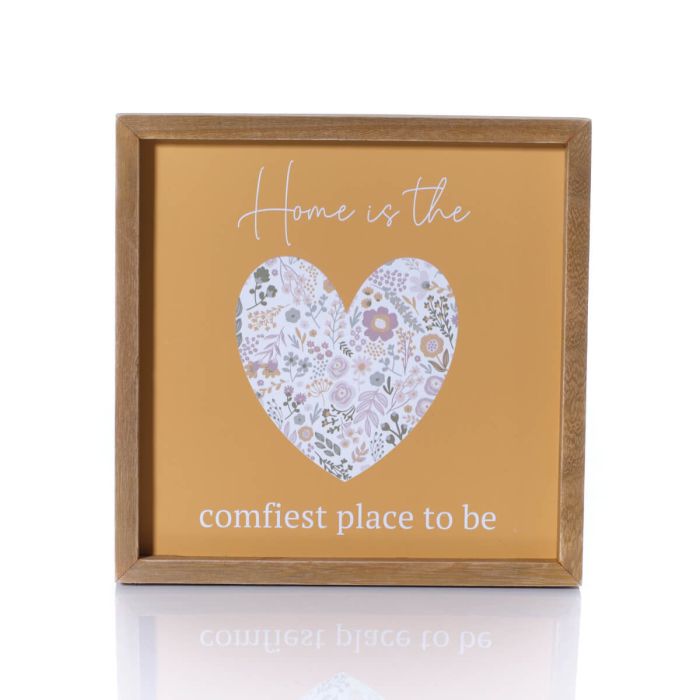 Ditsy Floral Wooden Framed Plaque 4 designs