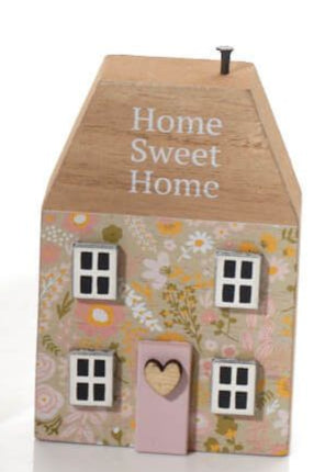 Ditsy floral mini wooden house