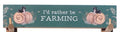 Wooden farm free standing plaque