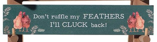 Wooden farm free standing plaque
