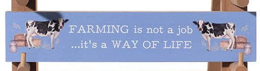 Wooden farm free standing plaque