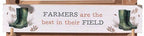 Wooden farm free standing plaque