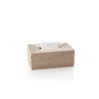 Rattan tissue box cover