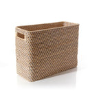 Rattan tall rectangle storage basket