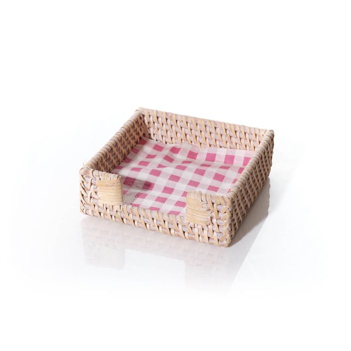 Rattan napkin holder
