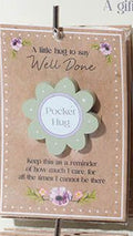 Floral serenade wooden pocket hug