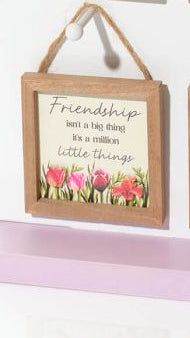Floral serenade framed flower plaque