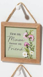 Floral serenade framed flower plaque