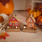 Harvest home decorative pumpkin house ornament