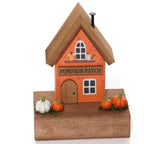 Harvest home decorative pumpkin house ornament