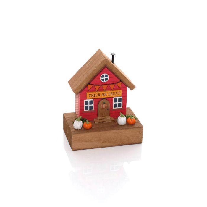 Harvest home decorative pumpkin house ornament