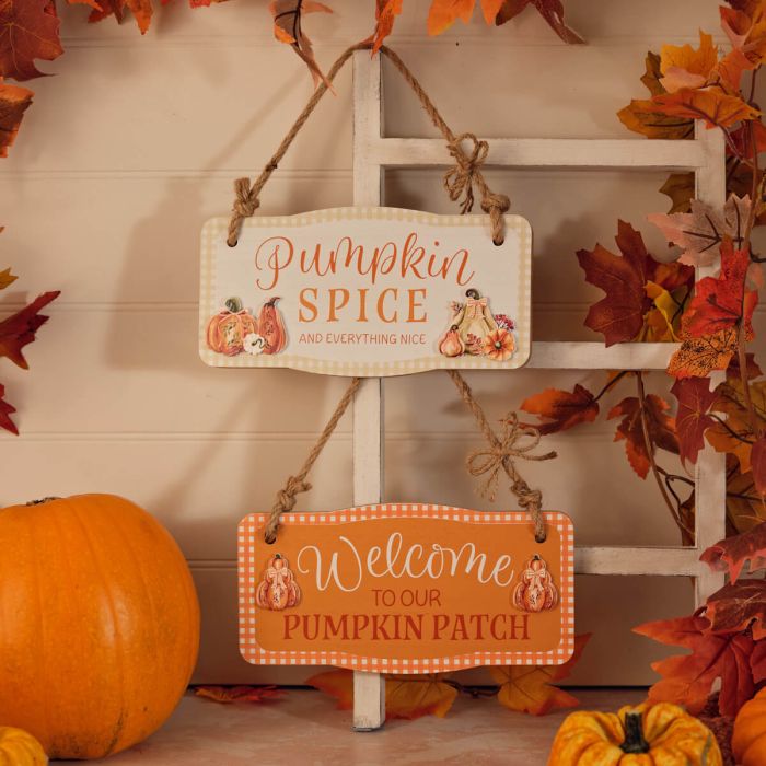 Harvest home wooden plaque