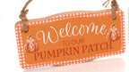 Harvest home wooden plaque