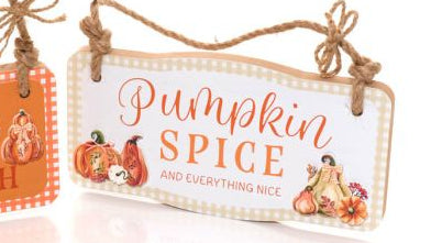 Harvest home wooden plaque