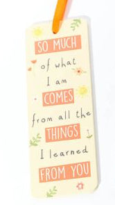 Love and kindness wood bookmark