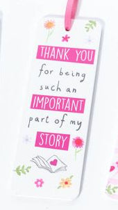Love and kindness wood bookmark