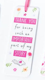 Love and kindness wood bookmark