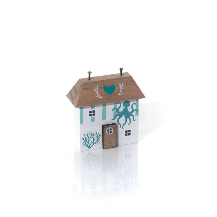 Lobster love wooden octopus house