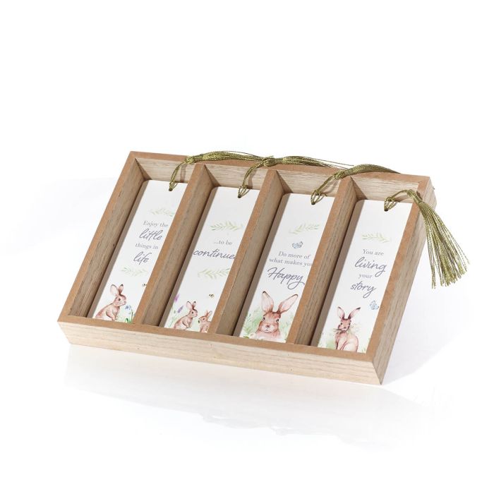 Meadow fields bunny bookmarks