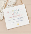Baby family wood plaques