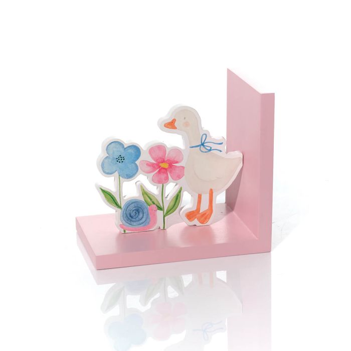 Mini farm goose bookends