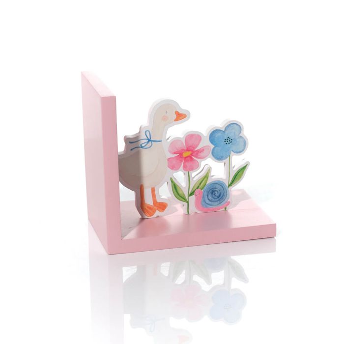Mini farm goose bookends