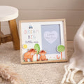 Monty the highland cow 'dream big little one' photo frame with easel