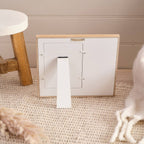 Monty the highland cow 'dream big little one' photo frame with easel