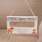 Monty the highland cow precious/sweet dreams hanging plaque