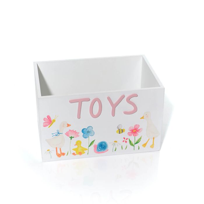 Mabel the goose wooden toy box