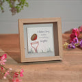 'Robin song makes everything brighter' framed plaque