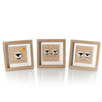 Framed friendsheep pun easel plaque