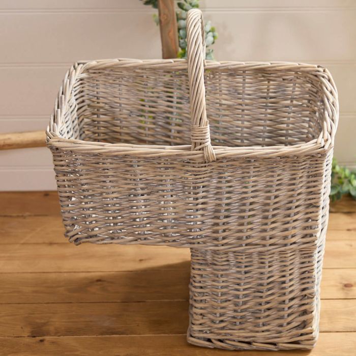 Willow stair basket