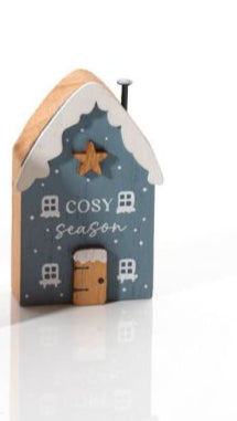 Christmas cottage snowy house
